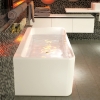 Caroma Cube 1600mm Back to Wall Freestanding Bath